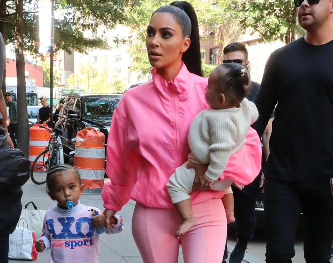 Kim Kardashian z dziećmi