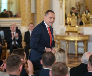 Karol Nawrocki na Zamku Królewskim 