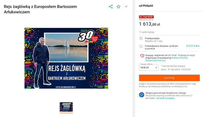 Rejs żaglówką z europosłem Bartoszem Arłukowiczem