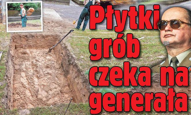 Płytki grób czeka na generała