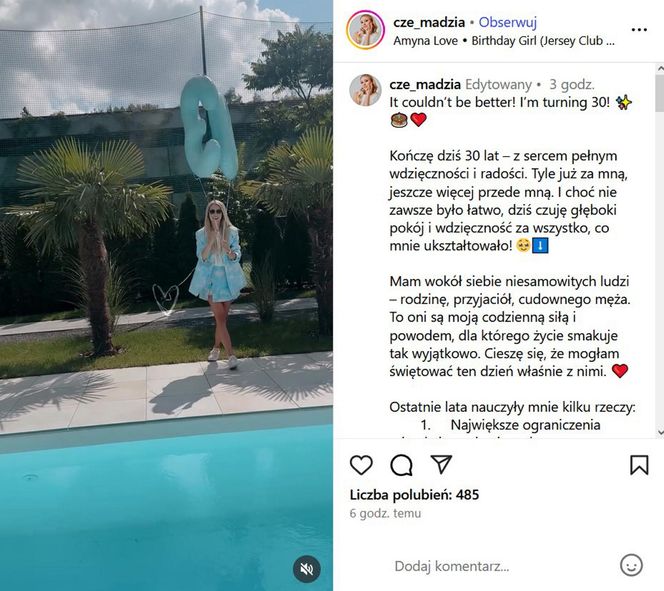 Urodziny żony Rafała Mroczka na bogato