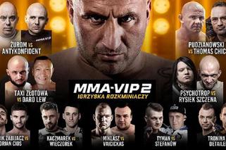 MMA VIP 2 KARTA WALK. Kto walczy na gali Najmana MMA VIP 2 18.06.2021? MMA VIP 2 ZAWODNICY, KARTA WALK