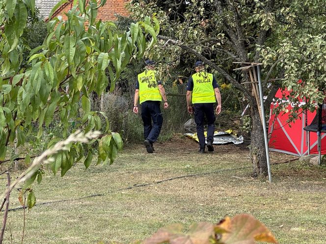 Wypadek awionetki w Krzycku Wielkim