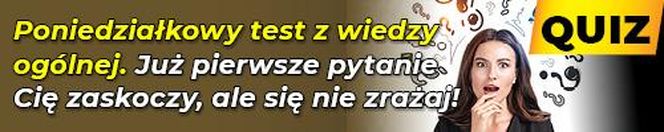 Quiz na poniedziałek, 25.11.