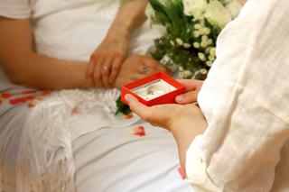 Dorota i Krzysztof wzięli ślub w Narodowym Instytucie Onkologii w Gliwicach