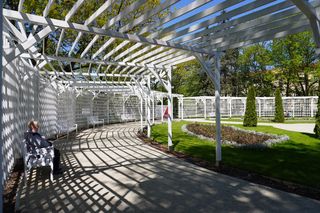 Różanka w Parku Planty po remoncie