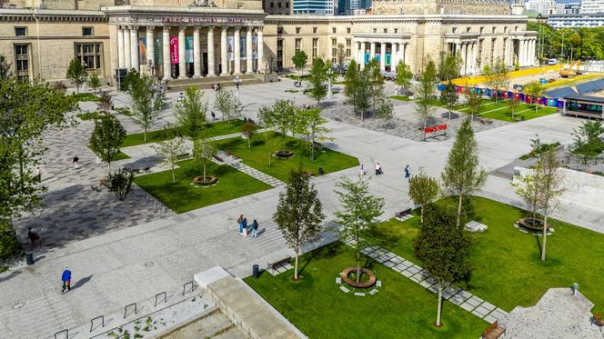 Plac Centralny Warszawa, sierpień 2025
