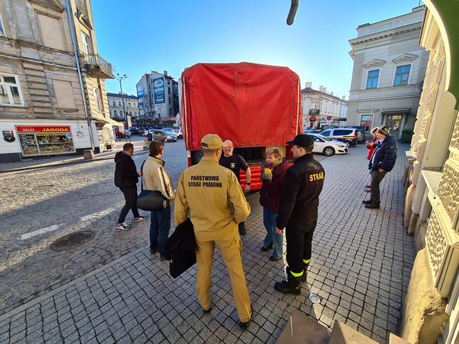 Punkt przyjęć dla Ukraińców w Przemyślu [ZDJĘCIA]
