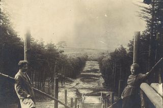 Skocznia narciarska w Kielcach na starych fotografiach