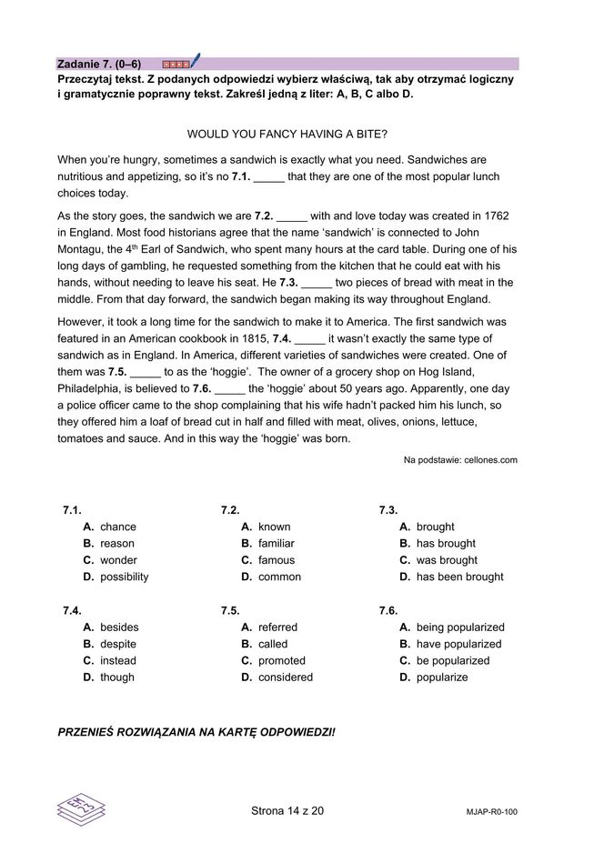 Matura 2025: angielski rozszerzony 8.05.2025. Arkusze CKE, poziom rozszerzony [Formuła 2023]
