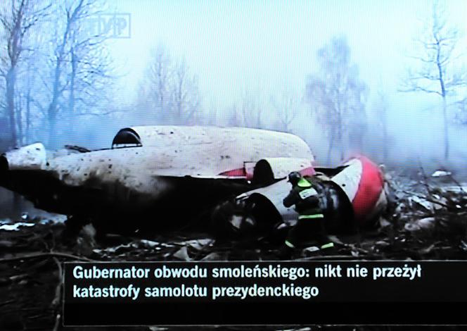 Rozbity prezydencki samolot 