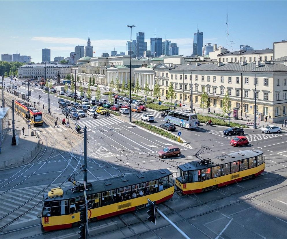 Duży remont na jednym z głównych placów Warszawy. Potrwa miesiąc