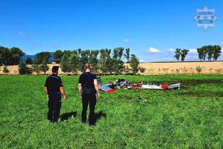Katastrofa lotnicza pod Żywcem. Nie żyją dwie osoby