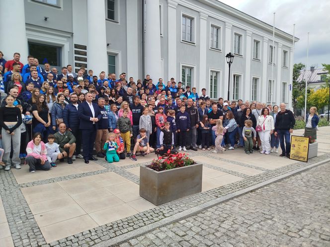 Społeczność sportowców i kibiców rugby z Siedlec uczciła największy z dotychczasowych sukcesów w historii klubu