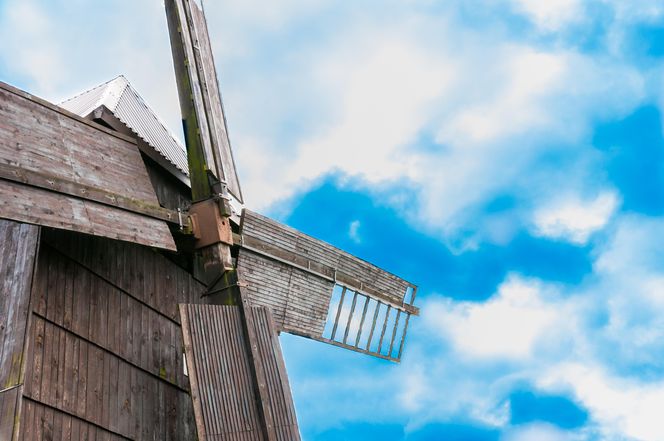 Wiatrak-koźlak w Koźminie Wielkopolskim