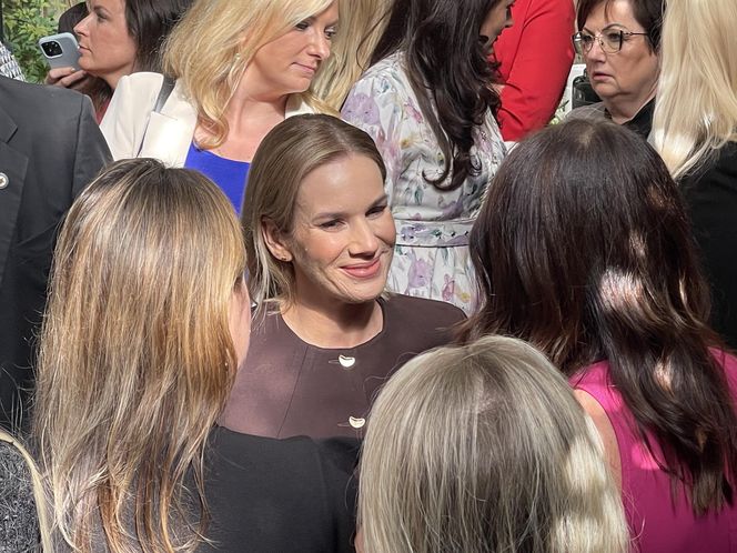 Pierwsza dama Marta Nawrocka w Pierożku na Greenpoincie