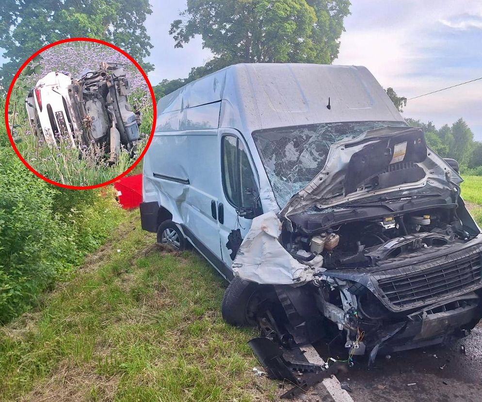 Śmiertelny wypadek pod Barwicami. Nie żyje kobieta, 5-latek w stanie krytycznym.