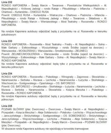 Zmiany w rozkładzie MPK Poznań od 1 września