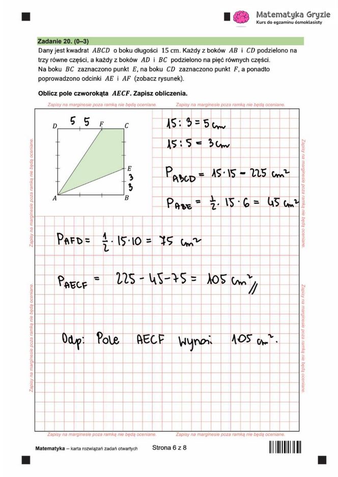 Egzamin ósmoklasisty 2025 - matematyka