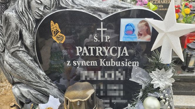 Grób zamordowanej 13-letniej Patrycji