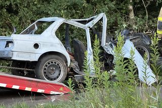 30-latek jechał gruzem BMW bez drzwi i okien. Zginął na miejscu