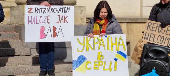 Ulicami Lublina przeszła po raz 6 Manifa. Tym razem - w geście solidarności z Ukrainą