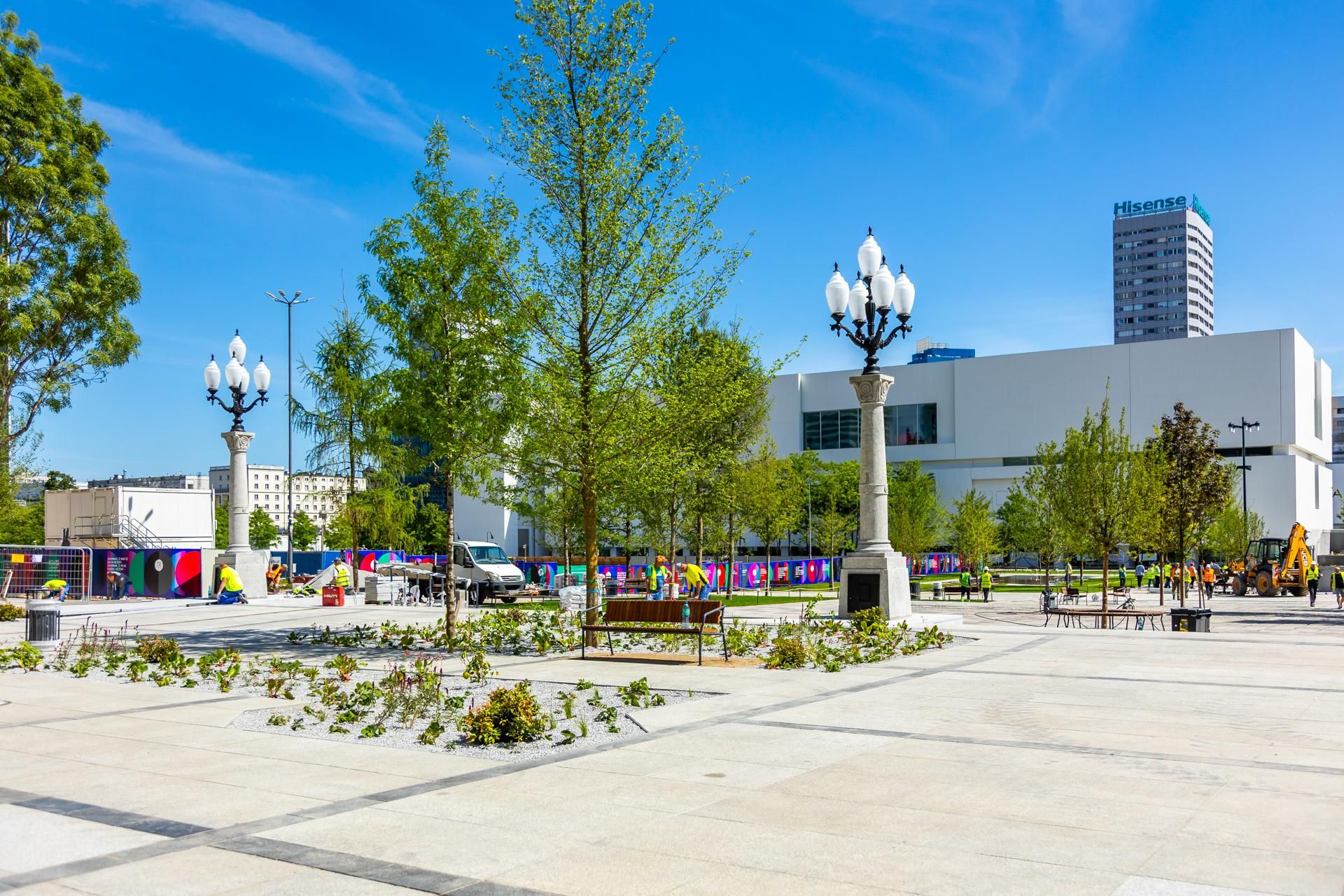 Plac Centralny Warszawa, sierpień 2025