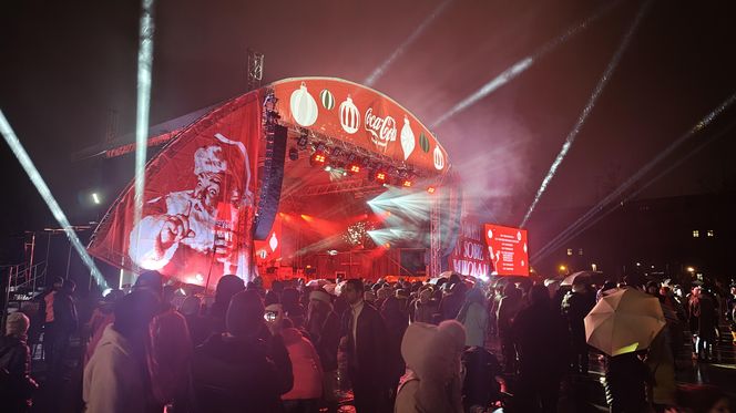 Tak prezentuje się świąteczna ciężarówka Coca-Coli. Wielki truck przyjechał do Wrocławia