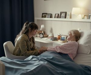 Na dobre i na złe odc. 957. staruszka Basia (Ewa Decówna), Matylda (Amelia Czaja)