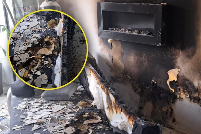 Policjanci uratowali seniorów z płonącego budynku