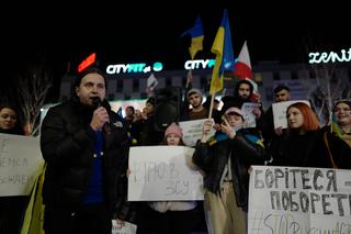 Wojna na Ukrainie. Protest w Katowicach [ZDJĘCIA]