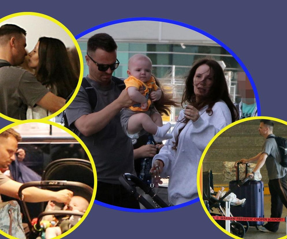 Marcin Hakiel z rodziną lecą na wakacje