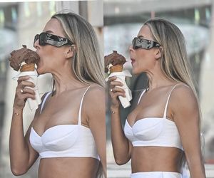 Chodakowska wylewa się z bluzki niczym lody z wafelka. UF, JAK GORĄCO!