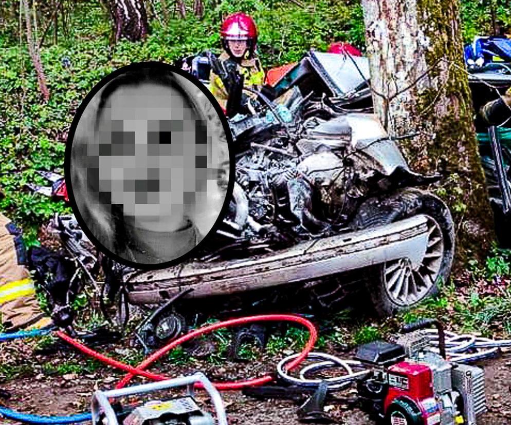 BMW roztrzaskało się na drzewie. 22-latka nie żyje
