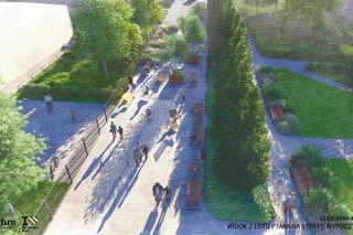 Wizualizacja projektu Zielona Akupunktura w Tarnowskich Górach