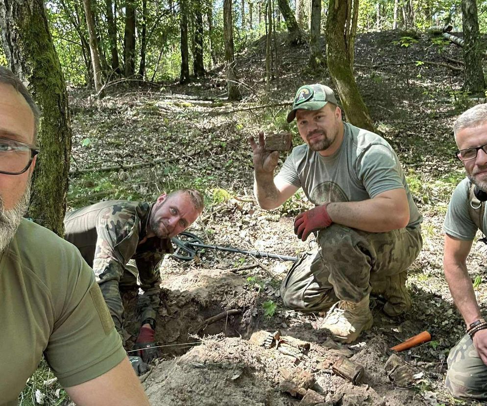 1500 pocisków z czasów II wojny światowej pod Grudziądzem. To znalezisko lokalnych poszukiwaczy 