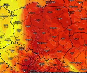Mapy gorąca dla Polski we wrześniu