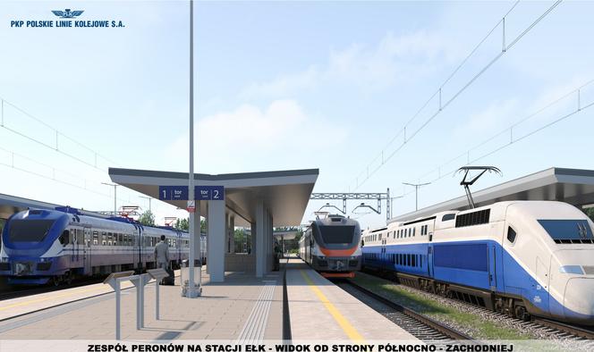 Rail Baltica. Stacja kolejowa w Ełku zmieni się nie do poznania [WIZUALIZACJE]