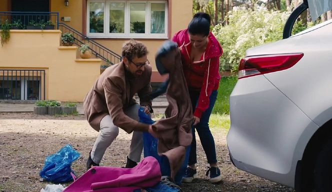 M jak miłość odc. 1882. Kinga (Katarzyna Cichopek), Darek Hoffman (Mateusz Rusin)