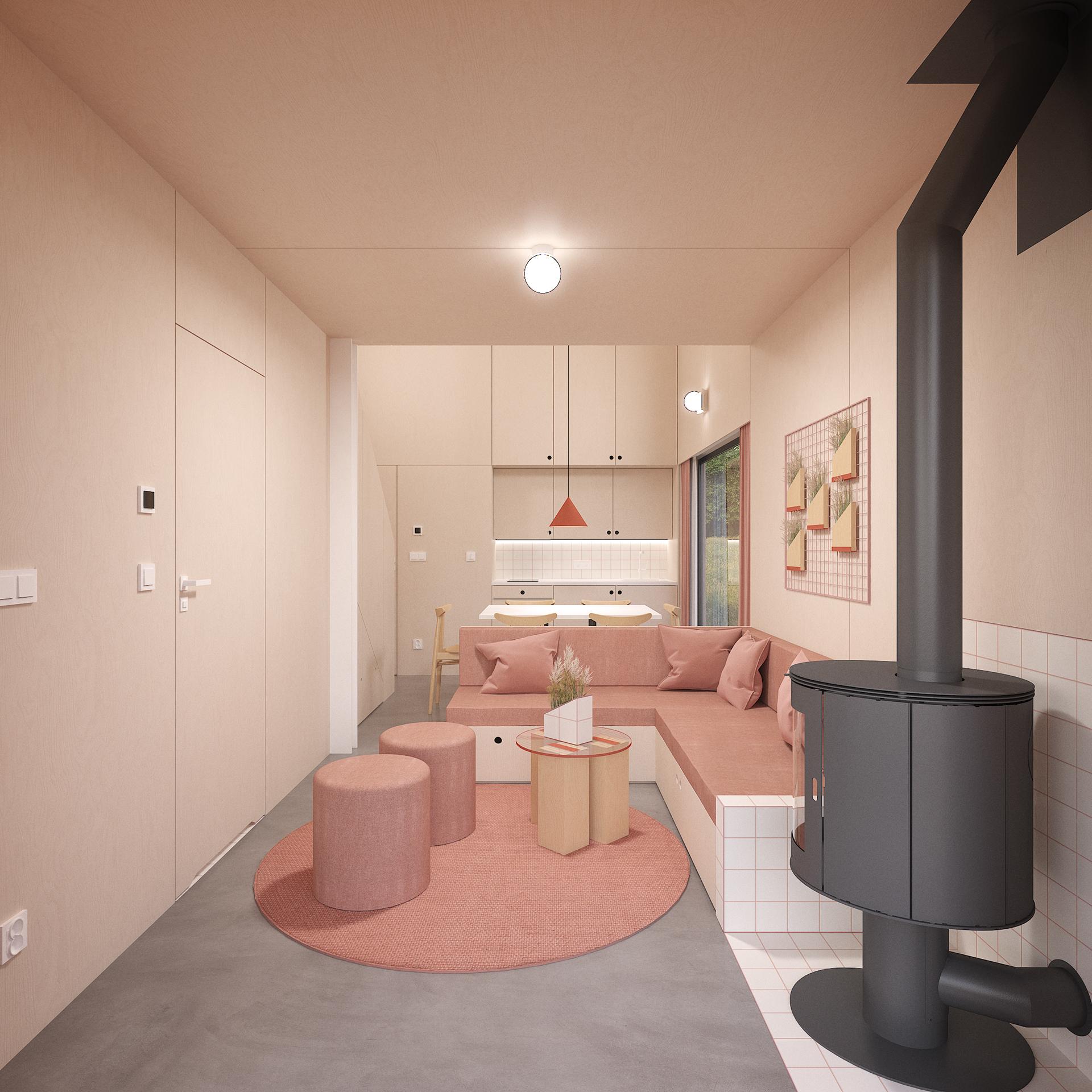 Zespół domków letniskowych w Borach Tucholskich projektu AKKT