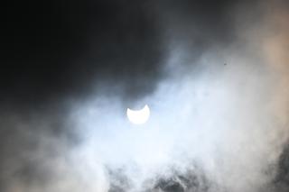 Zaćmienie słońca widziane z Błażowej na Podkarpaciu. Zobaczcie zdjęcia 