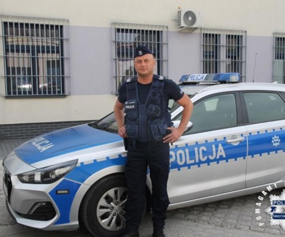 Policjant bohaterem! Dramatyczna akcja ratunkowa na Pilicy
