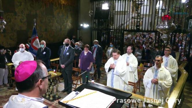 Częstochowa: Pracownicy sanepidów modlili się na Jasnej Górze o koniec pandemii koronawirusa