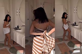 Gwiazda TVN wie, co wstawiła do sieci? Ręcznik opadł i WSZYSTKO WIDAĆ! Goło i wesoło?