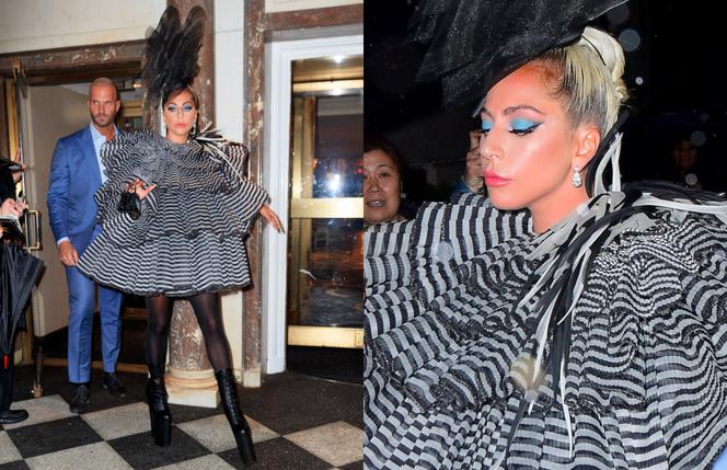 MET GALA 2019: Lady Gaga w przedziwnej kreacji i mega koturnach na pre-party. GALERIA