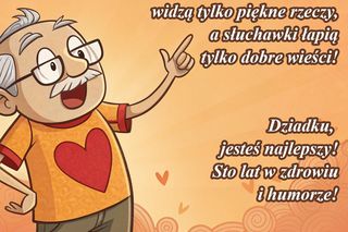 Śmieszne życzenia dla Dziadka na Dzień Dziadka