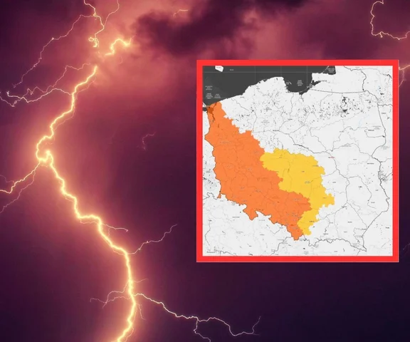 IMGW i RCB ostrzegają. Burze z silnym deszczem!