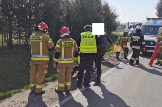 We Włoszakowicach motocyklista zderzył się z samochodem osobowym