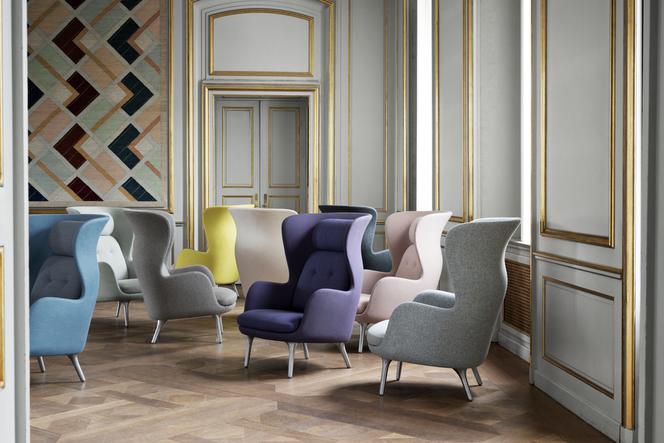 Ergonimiczny fotel w stylu skandynawskim
