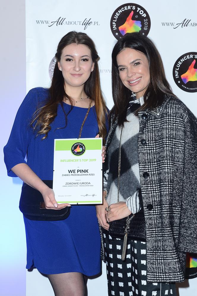 Cichopek, Tadla, Antosiewicz, Koziejowska, Załęcka na finale plebiscytu Influencer's Top 2019 cz.1